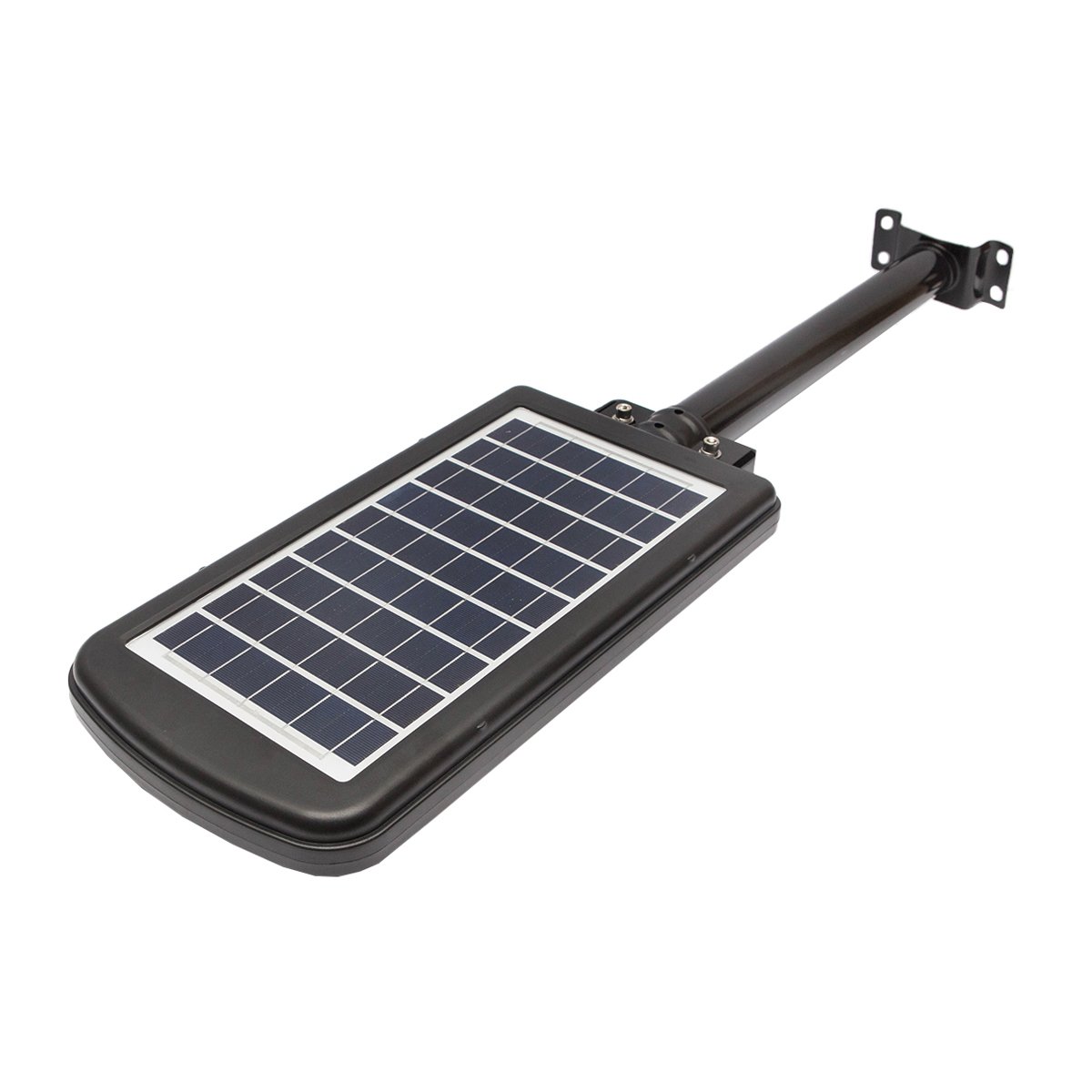 Lampa solara LED iluminat stradal 150W, 6500K, IP65 lumina rece cu panou solar si prindere pe stalp Breckner Germany